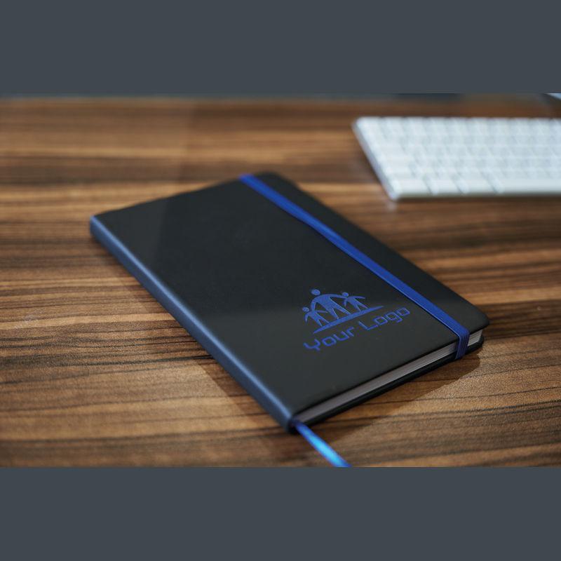 Notes A5 cu bandă colorată Albastru