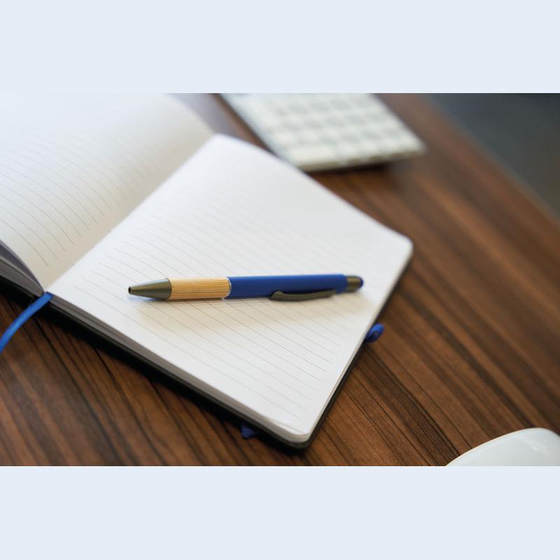 Notes A5 cu bandă colorată Albastru