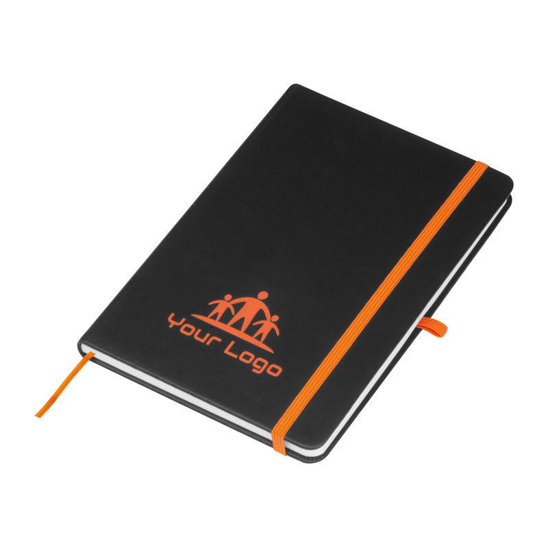 Notes A5 cu bandă colorată Portocaliu