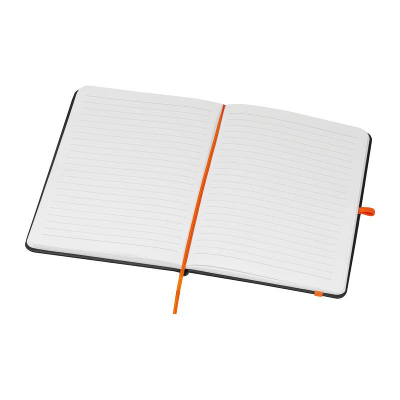 Notes A5 cu bandă colorată Portocaliu