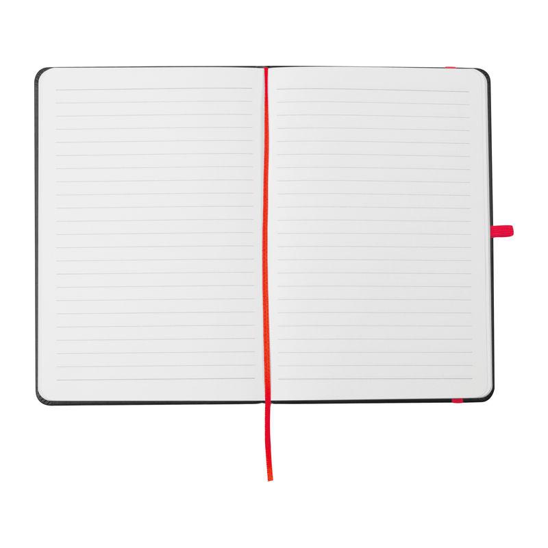 Notes A5 cu bandă colorată Roșu