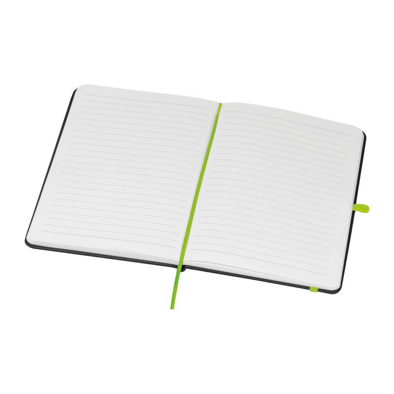 Notes A5 cu bandă colorată LIght Green