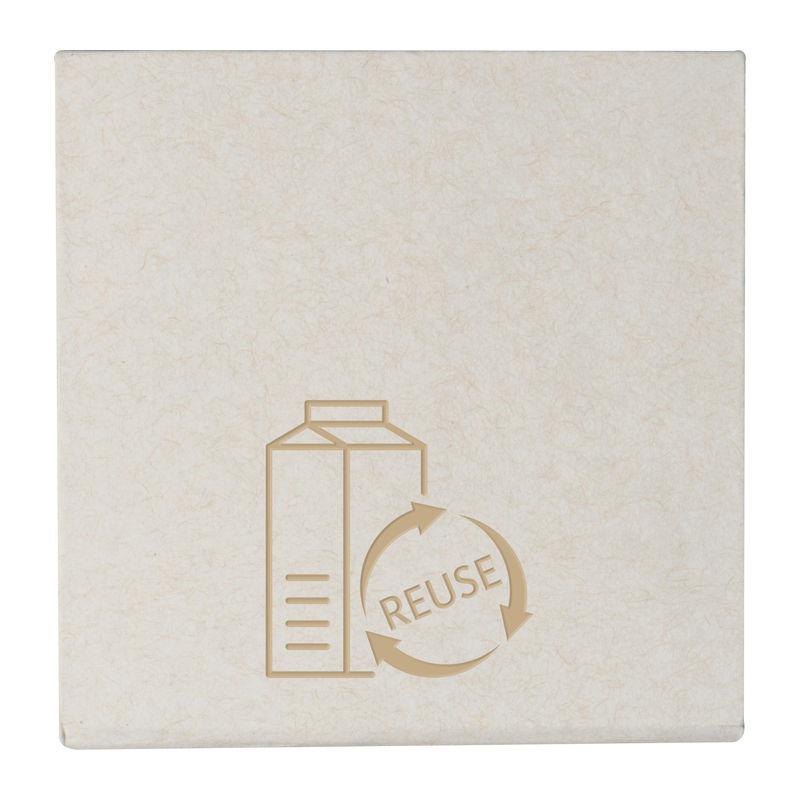 Bloc notițe din cutie pentru lapte reciclată Beige