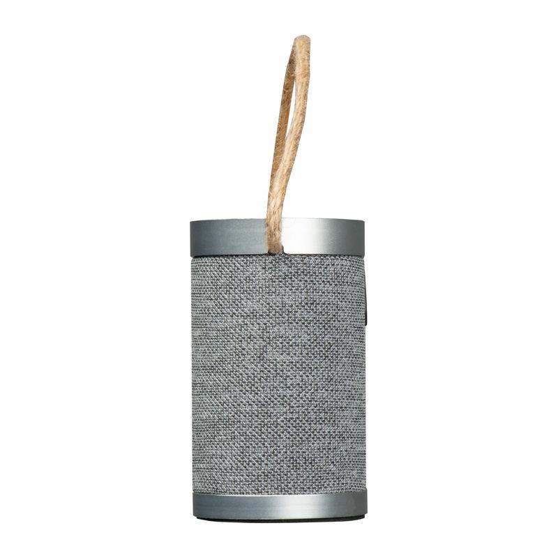 Boxă Bluetooth cu încărcător wireless din bambus Gri