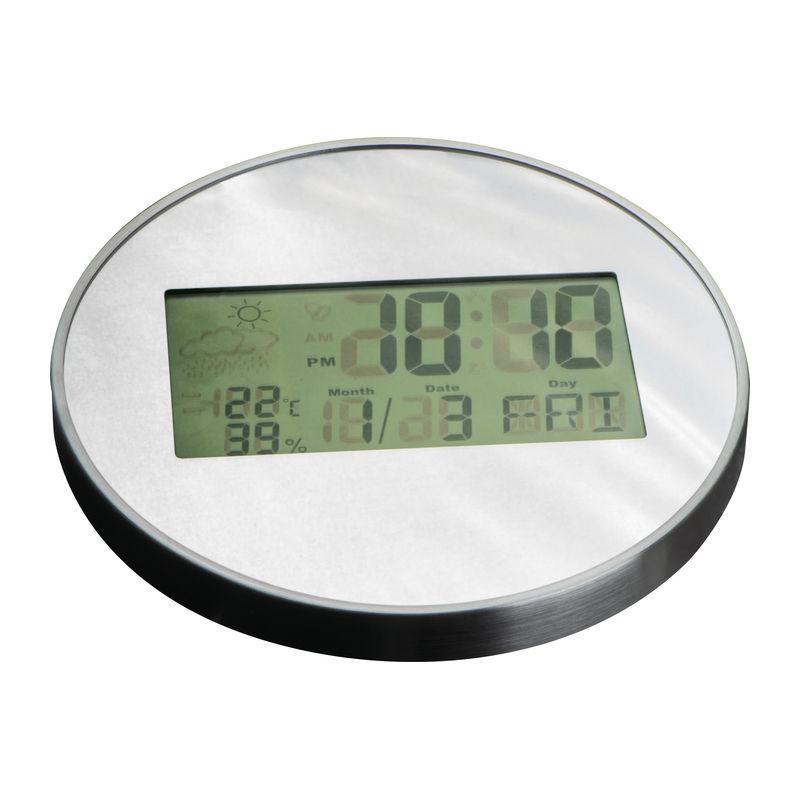 Ceas de perete cu disply digital Gri