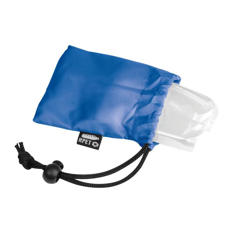 Poncho de ploaie RPET Albastru