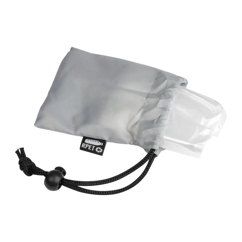 Poncho de ploaie RPET Gri