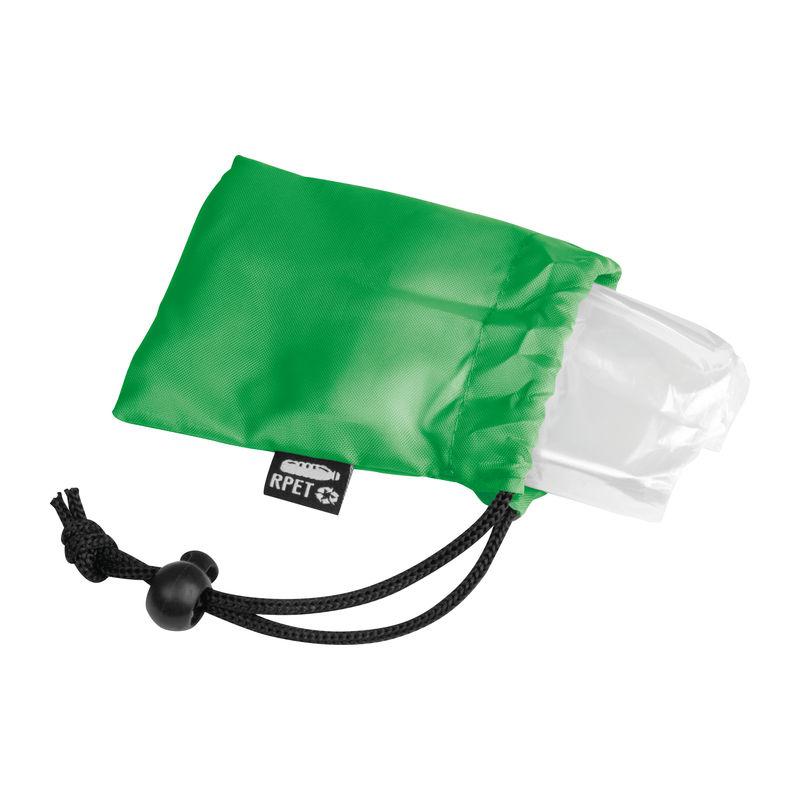 Poncho de ploaie RPET Verde
