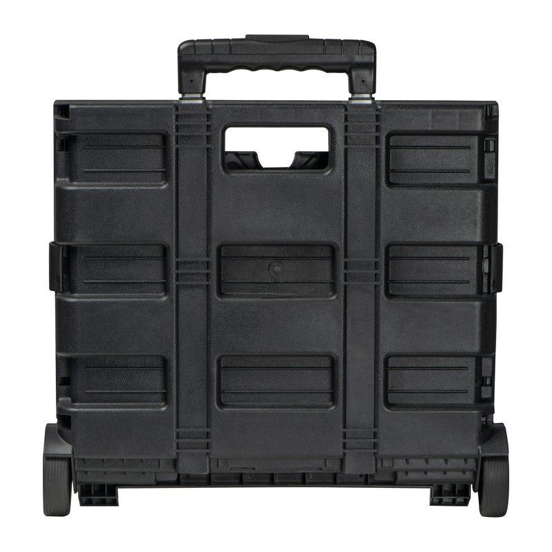 Cărucior pliabil pentru cumpărături Negru