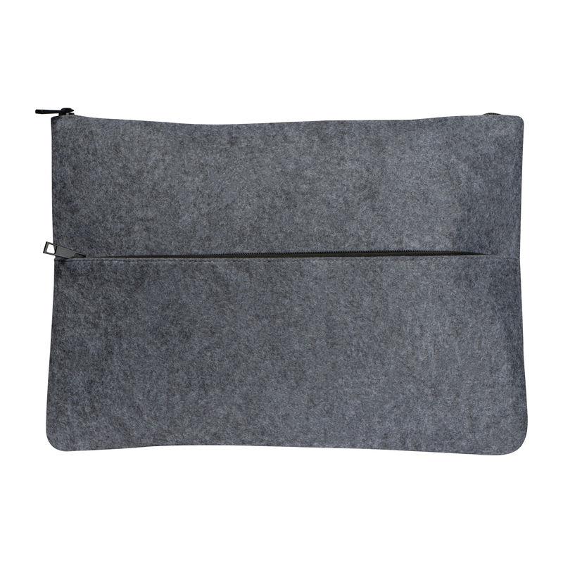 Geantă pentru conferință din material RPET Gri-Argintiu