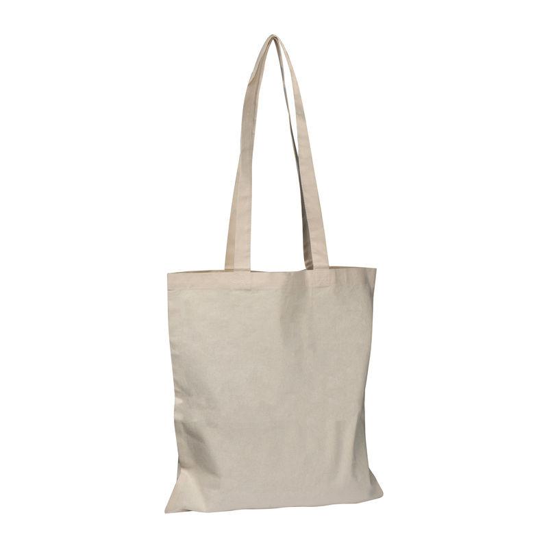 Sacoșă cu mâner lung, 180g/m3 Beige