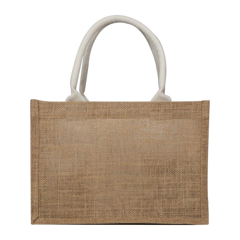 Sacoșă de colorat din iută Beige