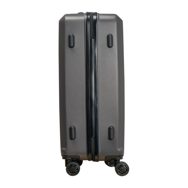 Set de valize, 3 piese Gri-Argintiu