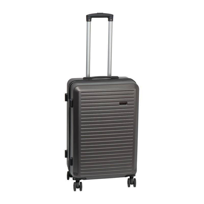 Set de valize, 3 piese Gri-Argintiu