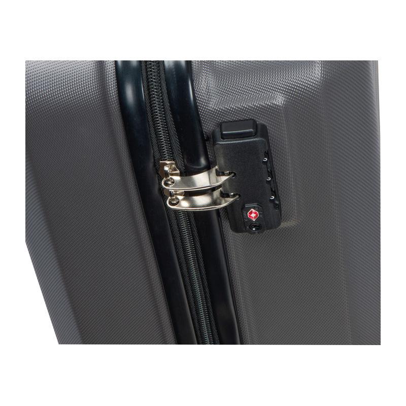 Set de valize, 3 piese Gri-Argintiu