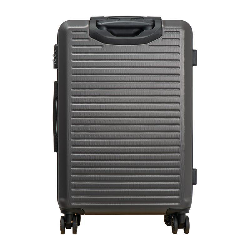 Set de valize, 3 piese Gri-Argintiu