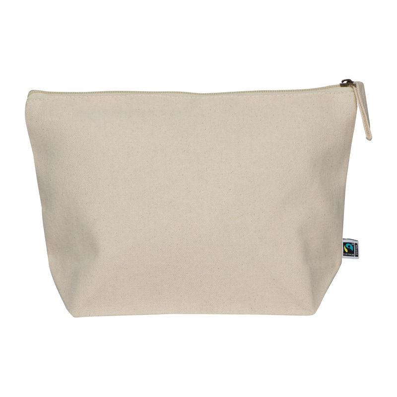 Geantă cosmetică de bumbac Fairtrade Beige