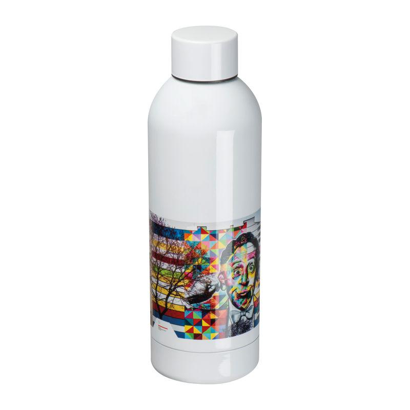 Sticlă de băut sublimabilă 500 ml Alb
