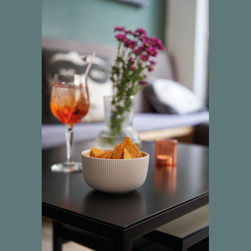 Bol ceramic pentru muesli/snack-uri Alb