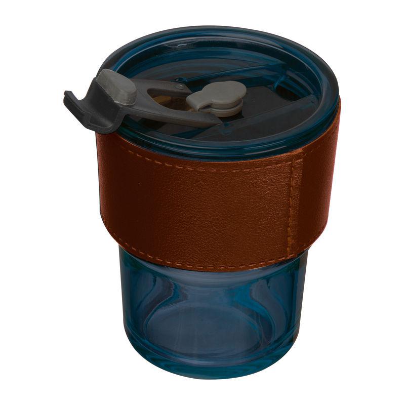 Pahar colorat de băut cu pai Albastru închis