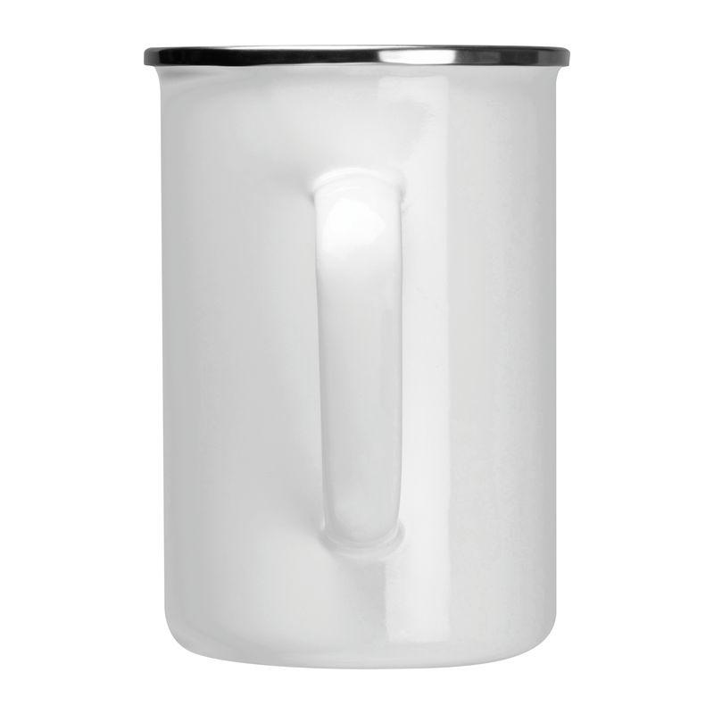 Cană emailată 550 ml Alb