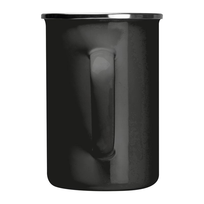 Cană emailată 550 ml Negru