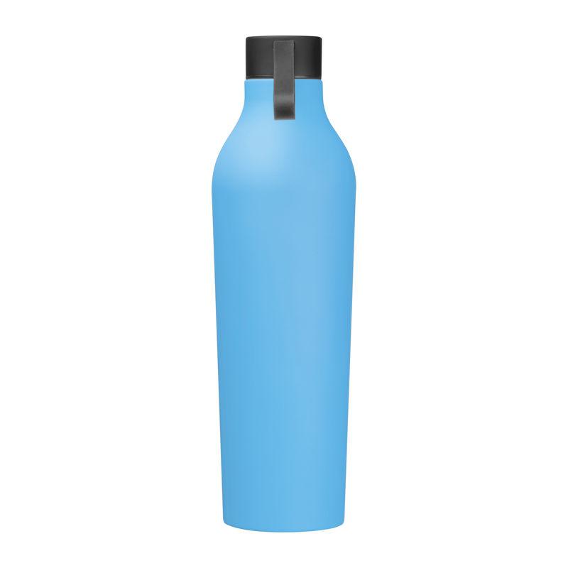 Sticlă termos cu suprafața cauciucată, 750 ml Light Blue