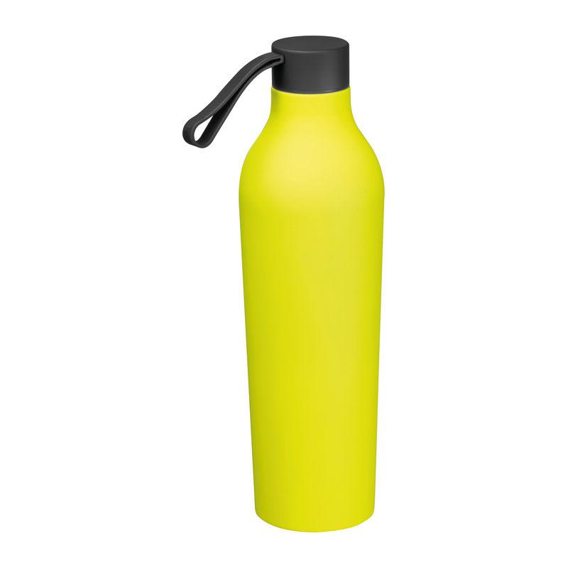 Sticlă termos cu suprafața cauciucată, 750 ml Galben