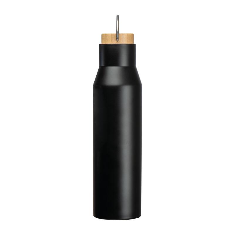 Sticlă termos din oțel inoxidabil reciclat, 550 ml Negru