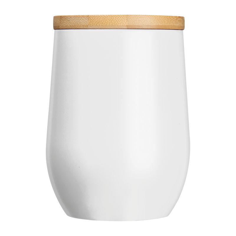 Cană din oțel inoxidabil 300 ml Alb