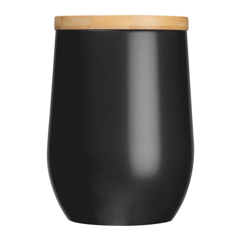 Cană din oțel inoxidabil 300 ml Negru