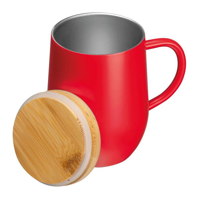 Cană din oțel inoxidabil 300 ml Roșu