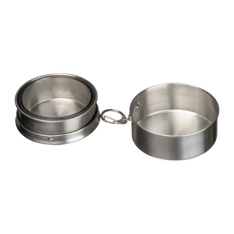 Pahar de băut pliabil din oțel inoxidabil  Gri