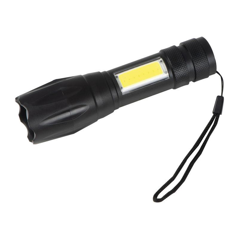 Lanternă reîncărcabilă Negru
