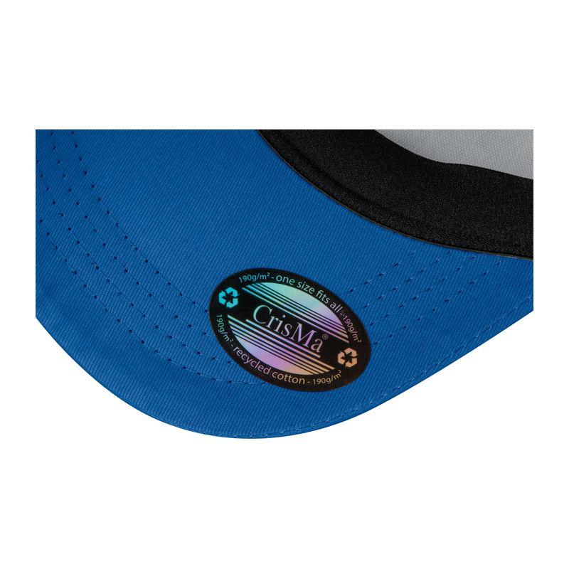 Şapcă baseball CrisMa din bumbac reciclat Albastru