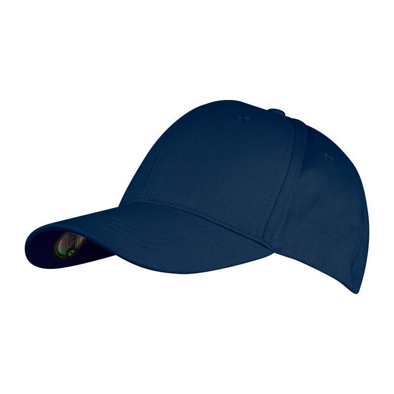 Şapcă baseball CrisMa din bumbac reciclat Albastru închis