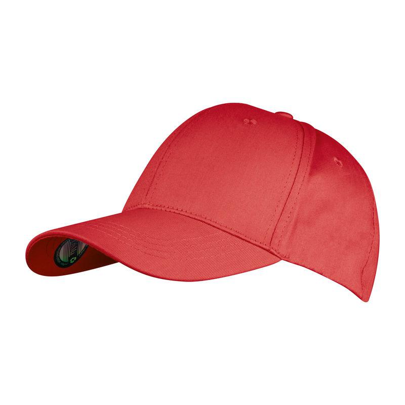 Şapcă baseball CrisMa din bumbac reciclat Roșu