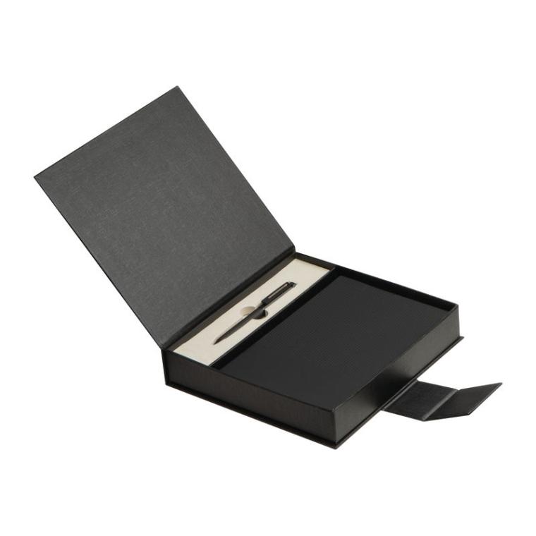 Set notebook și pix CrisMa  Negru