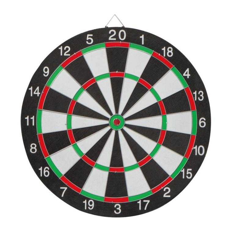 Tablă de darts cu săgeți Negru