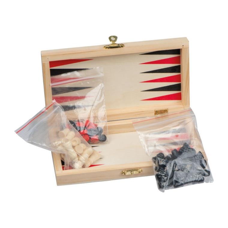 Joc Backgammon - Șah - Dame Beige