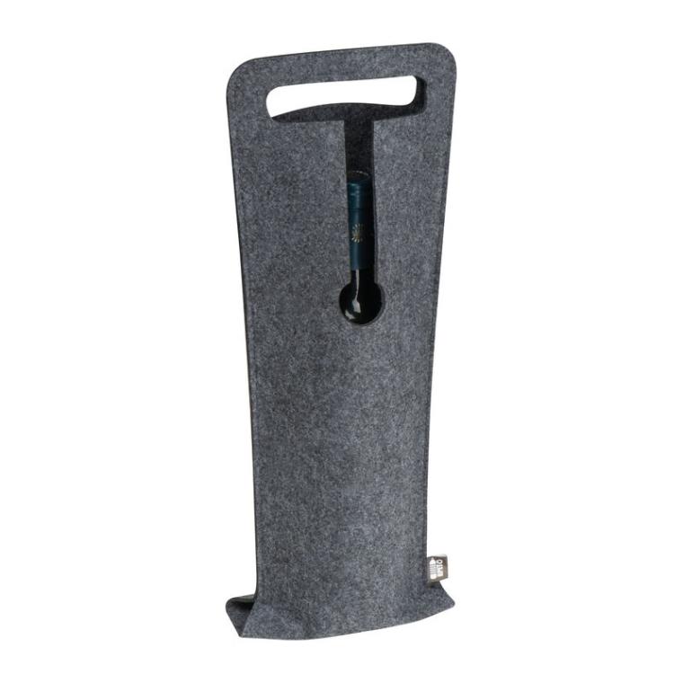 Geantă din pâslă pentru sticle Gri-Argintiu