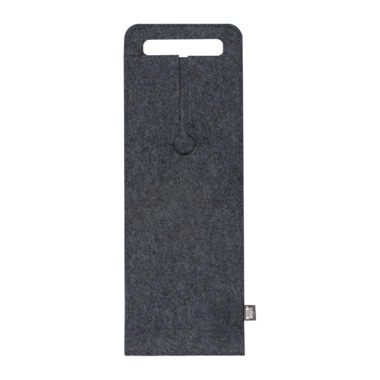 Geantă din pâslă pentru sticle Gri-Argintiu