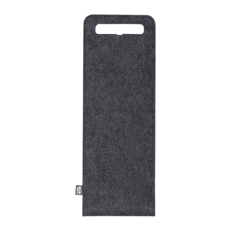 Geantă din pâslă pentru sticle Gri-Argintiu