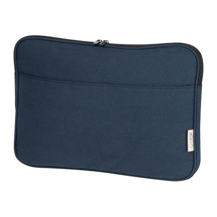 Geantă pentru laptop din bumbac reciclat Albastru închis