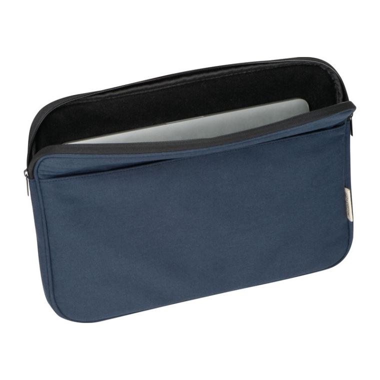 Geantă pentru laptop din bumbac reciclat Albastru închis