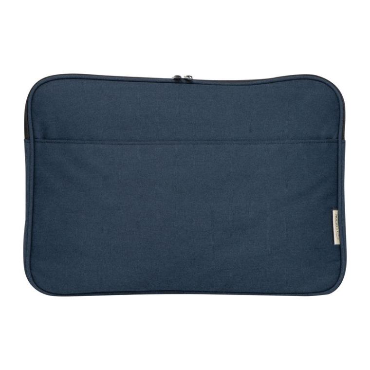 Geantă pentru laptop din bumbac reciclat Albastru închis