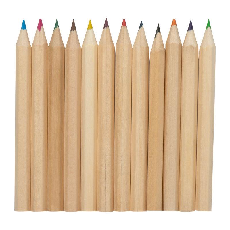 Set de creioane colorate, 12 piese Negru
