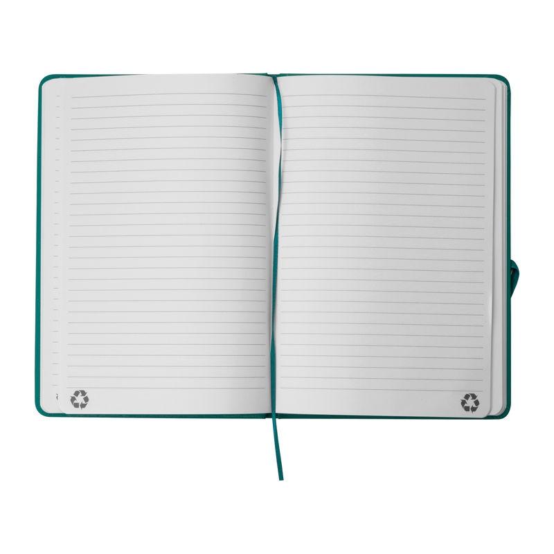 Caiet A5 din hârtie reciclată Turquoise