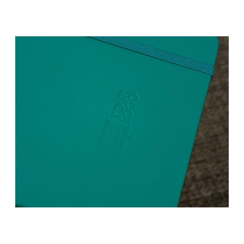 Caiet A5 din hârtie reciclată Turquoise