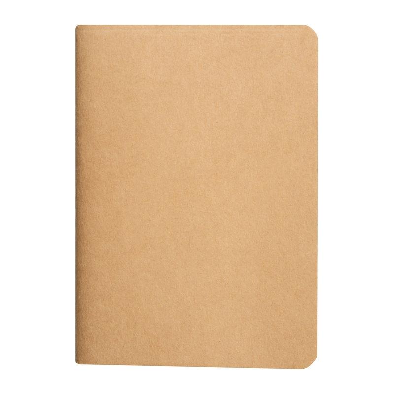 Caiet B7 din hârtie reciclată Beige